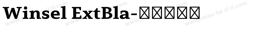 Winsel ExtBla字体转换